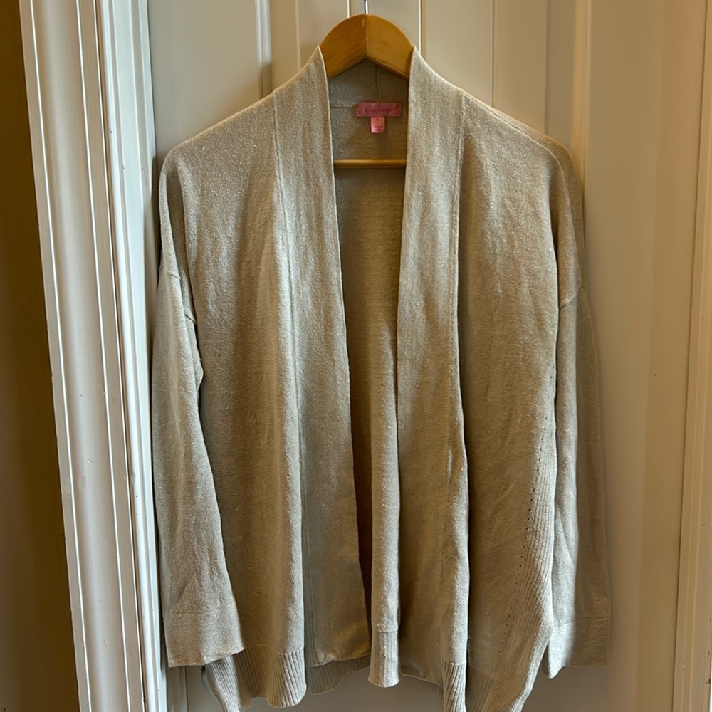 Lilly Pulitzer open front cardigan